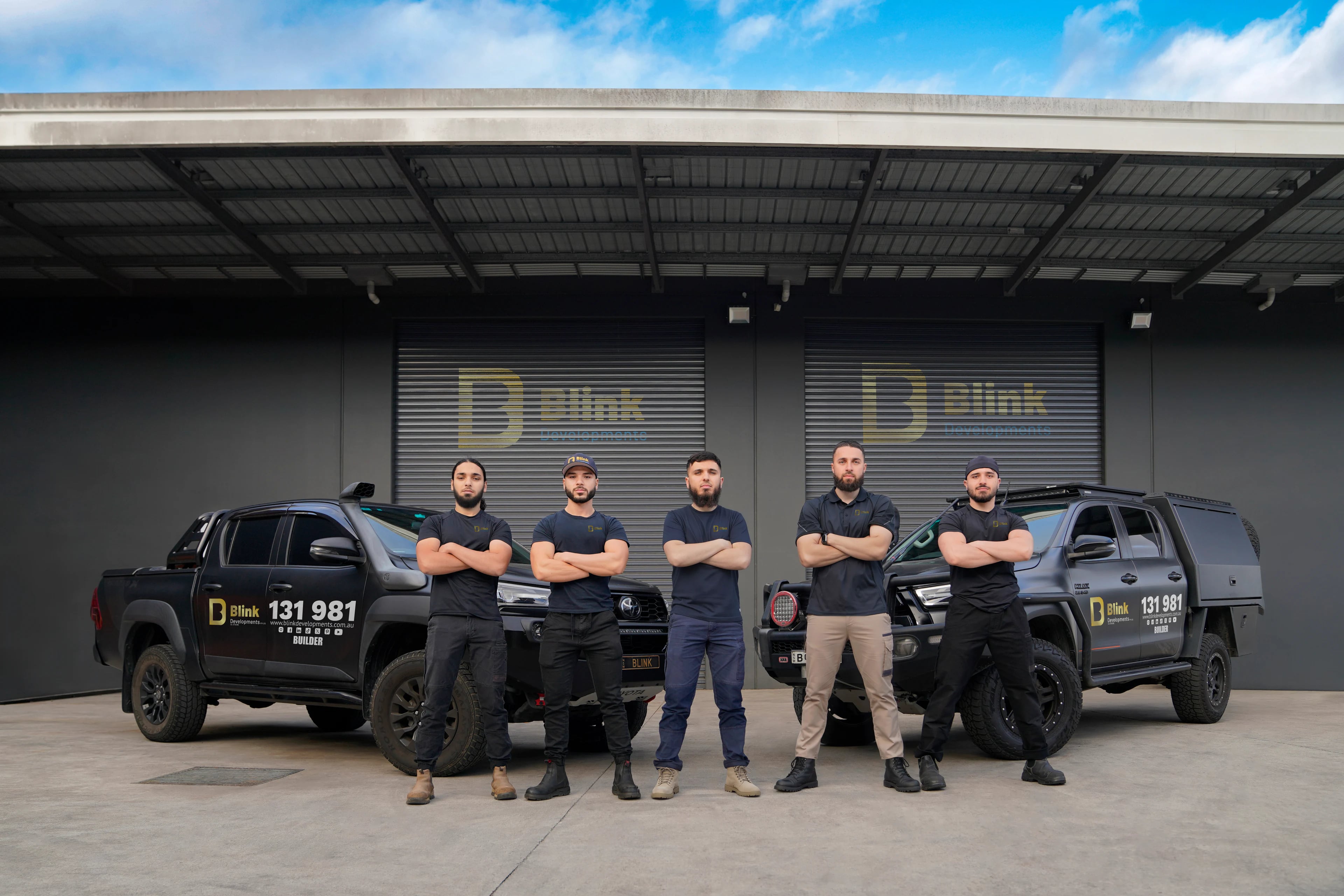 The Bathroom Renovation Newport team with their work vehicles